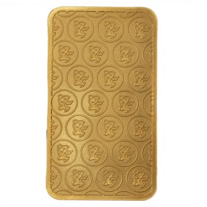 Lingote SEMPSA de Oro 20 g detalle reverso