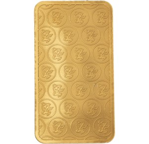 Lingote SEMPSA de Oro 50 g detalle reverso