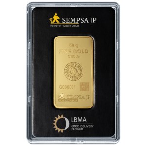 Lingote SEMPSA de Oro 50 g
