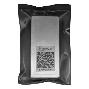 Lingote de Plata de Sempsa de 250g reverso