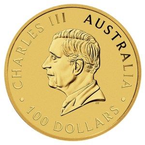 Moneda de Oro Canguro 1 oz 2025 BU Anverso