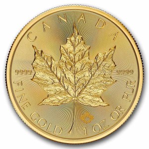 Moneda de Oro Maple Leaf  1 oz 2026 BU