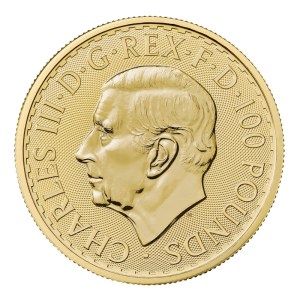 Moneda de Oro Britannia 1 oz 2025 BU Anverso