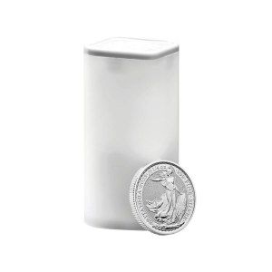 Moneda de Plata Britannia 1 oz 2025 BU Tubo