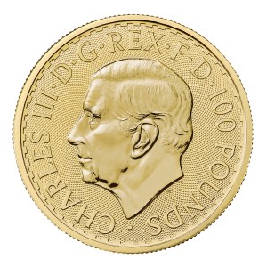 Moneda de Oro Britannia 1 oz 2026 BU anverso