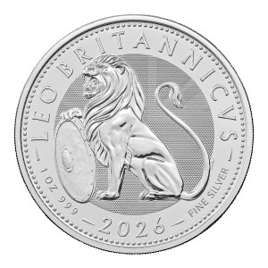 Moneda de Plata British Lion 1 oz 2026 BU